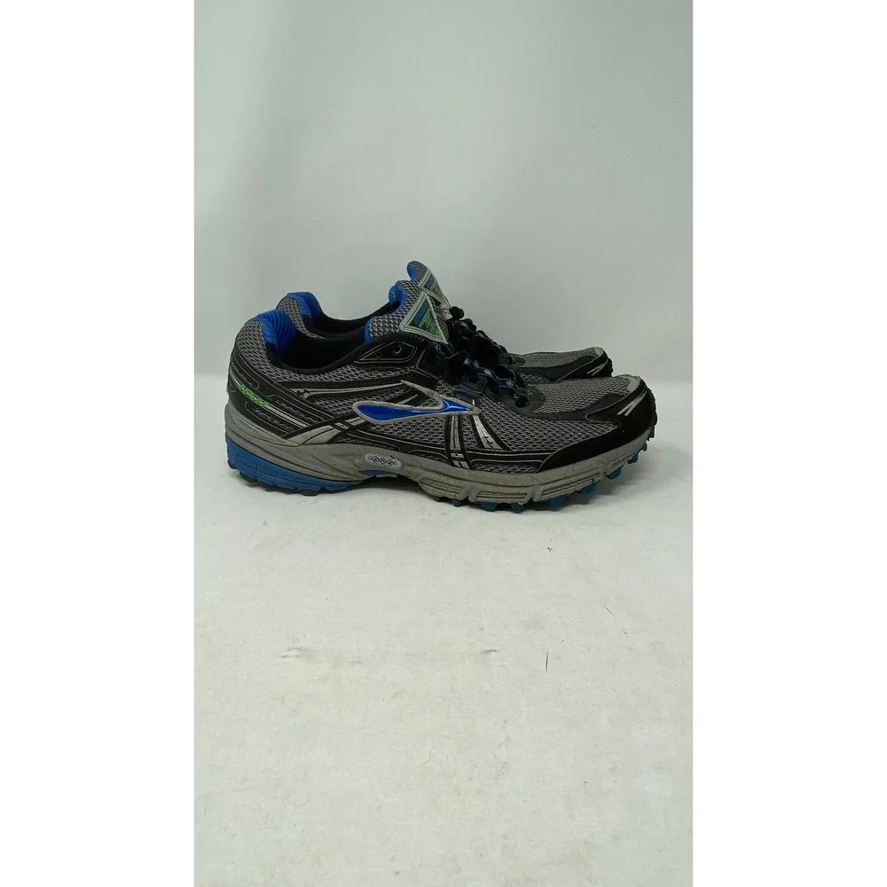 Brooks Adrenaline ASR Mens 10.5 Trail Running Shoes Gray Blue 1101011D460